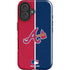 MLB Atlanta Braves Split iPhone 16 Plus Impact Case
